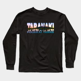 TARANAKI - Pouakai Tarns New Zealand Sunset Long Sleeve T-Shirt